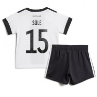 Njemačka Niklas Sule #15 Domaci Dres za djecu SP 2022 Kratak Rukav (+ Kratke hlače)